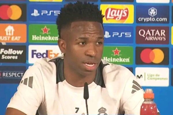 Vinicius Jr in press conference:  »I want to make history here at Real Madrid and become a legend of this club »
